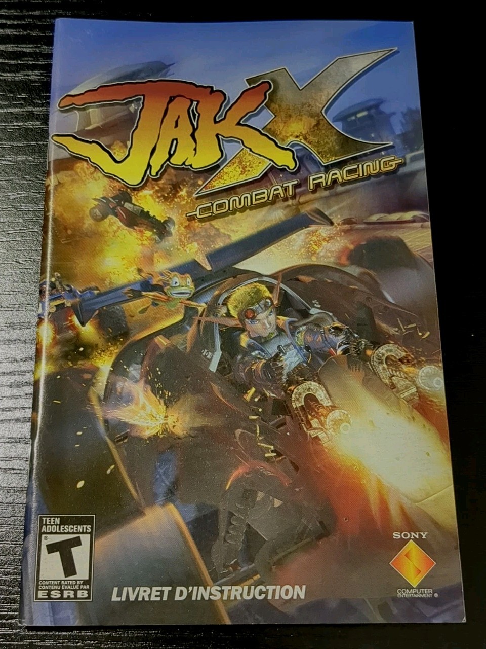 Jak X Combat Racing Original Booklet Manual ONLY Guide Instruction Authentic OEM