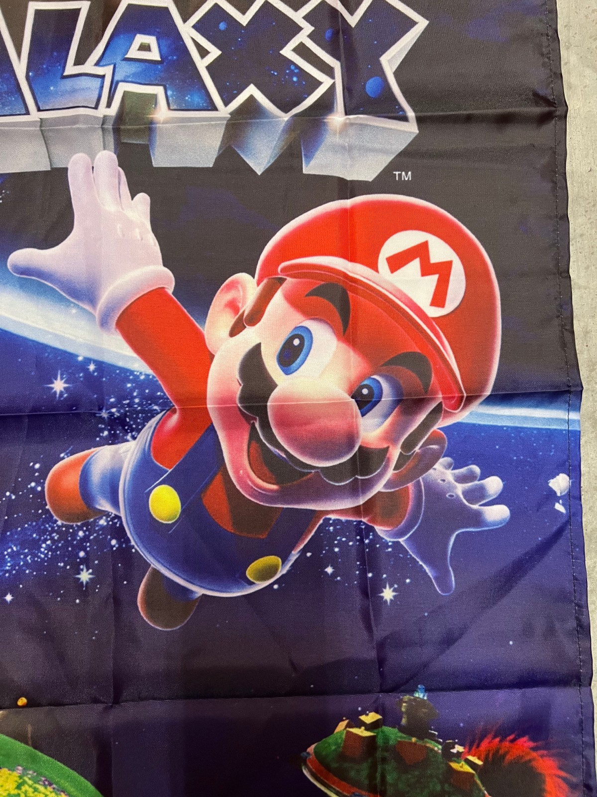 Super Mario Galaxy Wall Flag Banner Tapestry 2 x 3 Ft, Wii