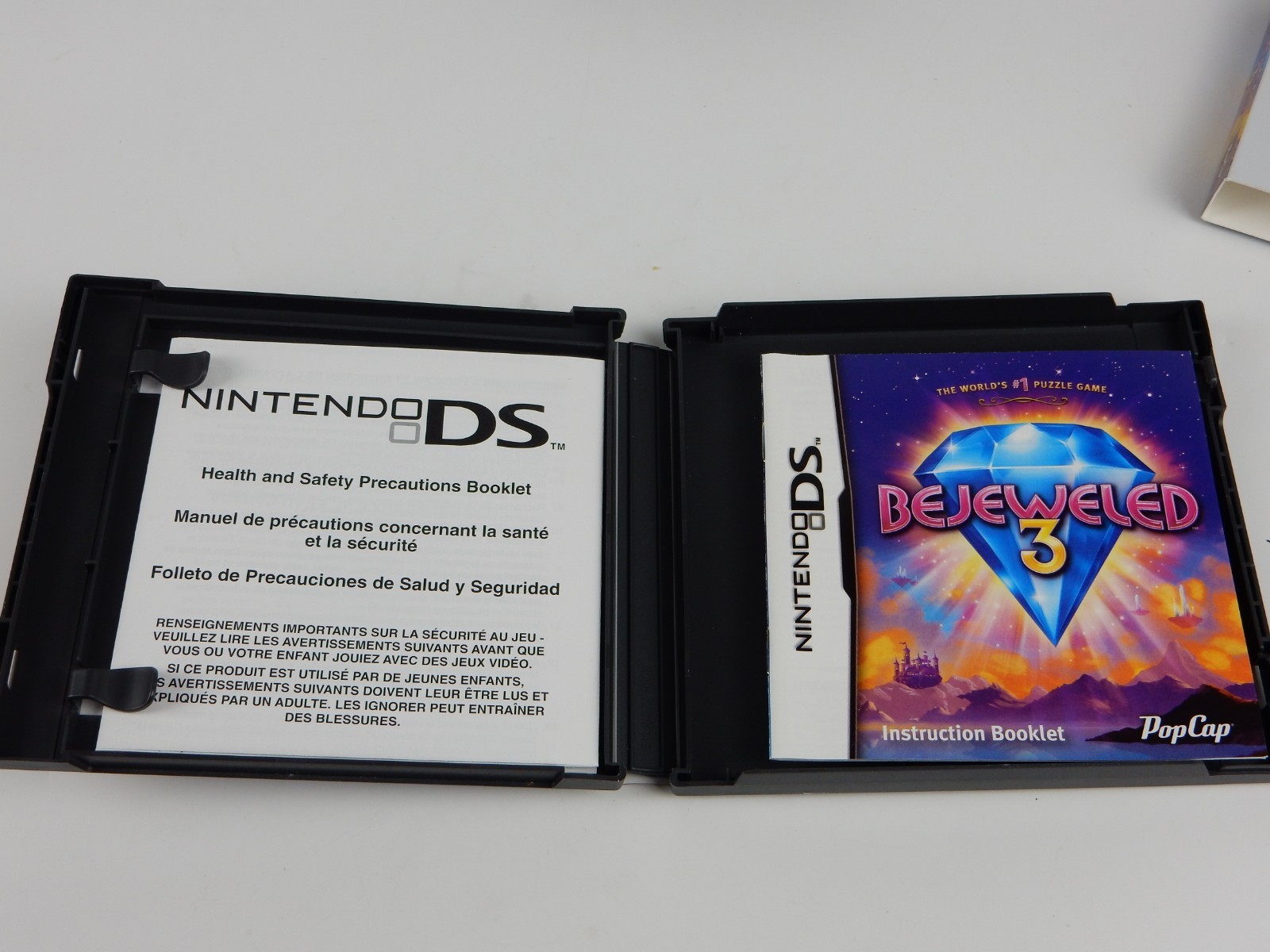 Bejeweled 3 PopCap Nintendo DS CIB COMPLETE box + slipcover