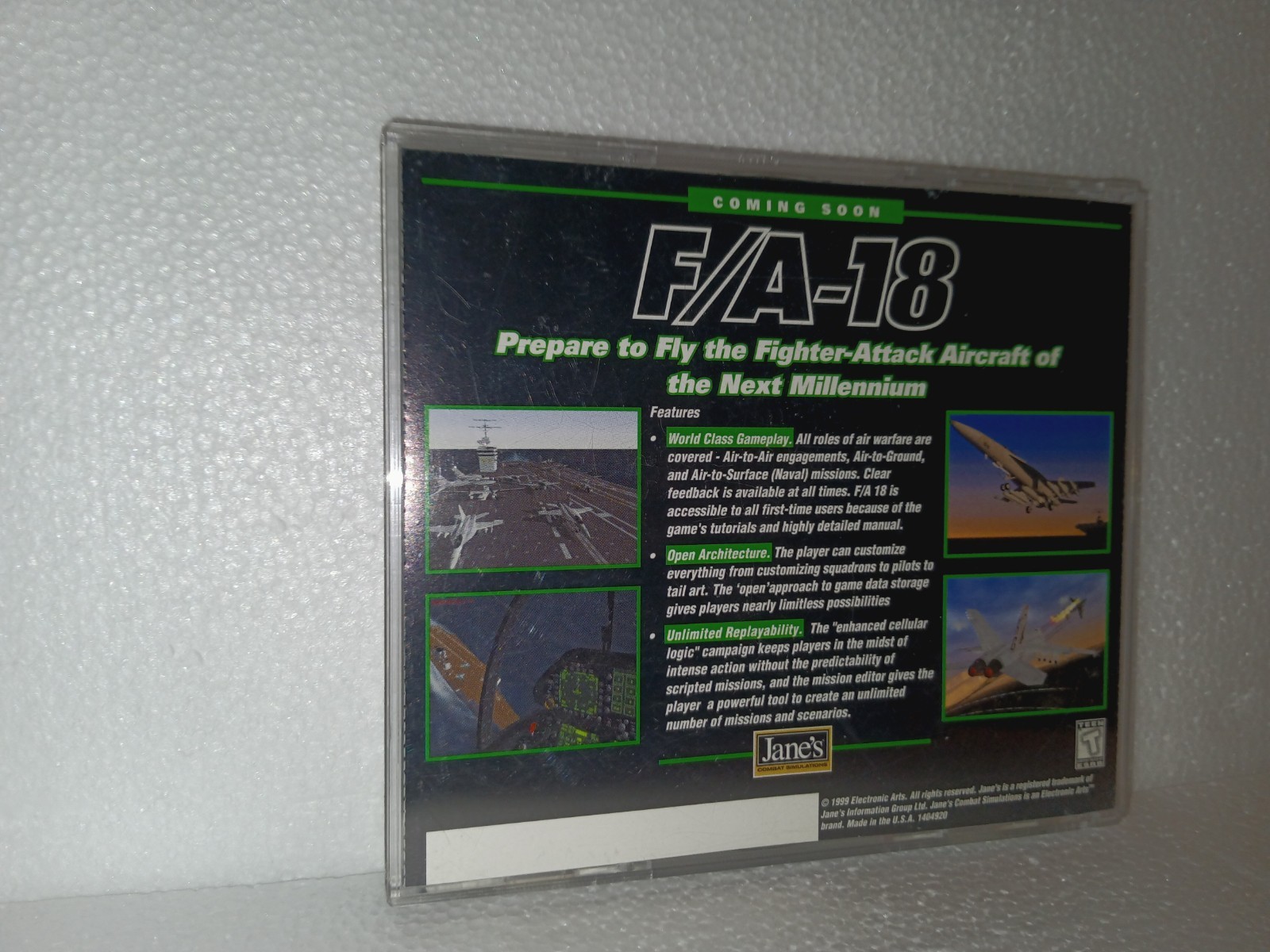 Jane’s USAF United States Air Force PC CD-ROM 1999 2 Disc