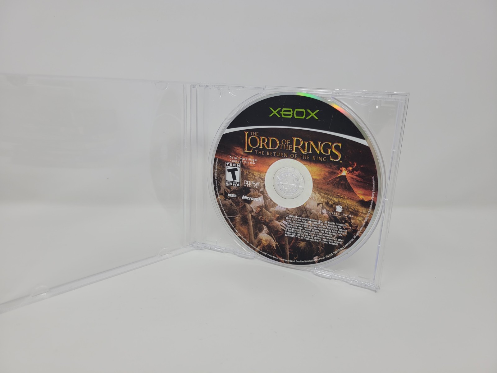 Lord of the Rings Return of the King Original Xbox Disc Only Tested Free US Ship
