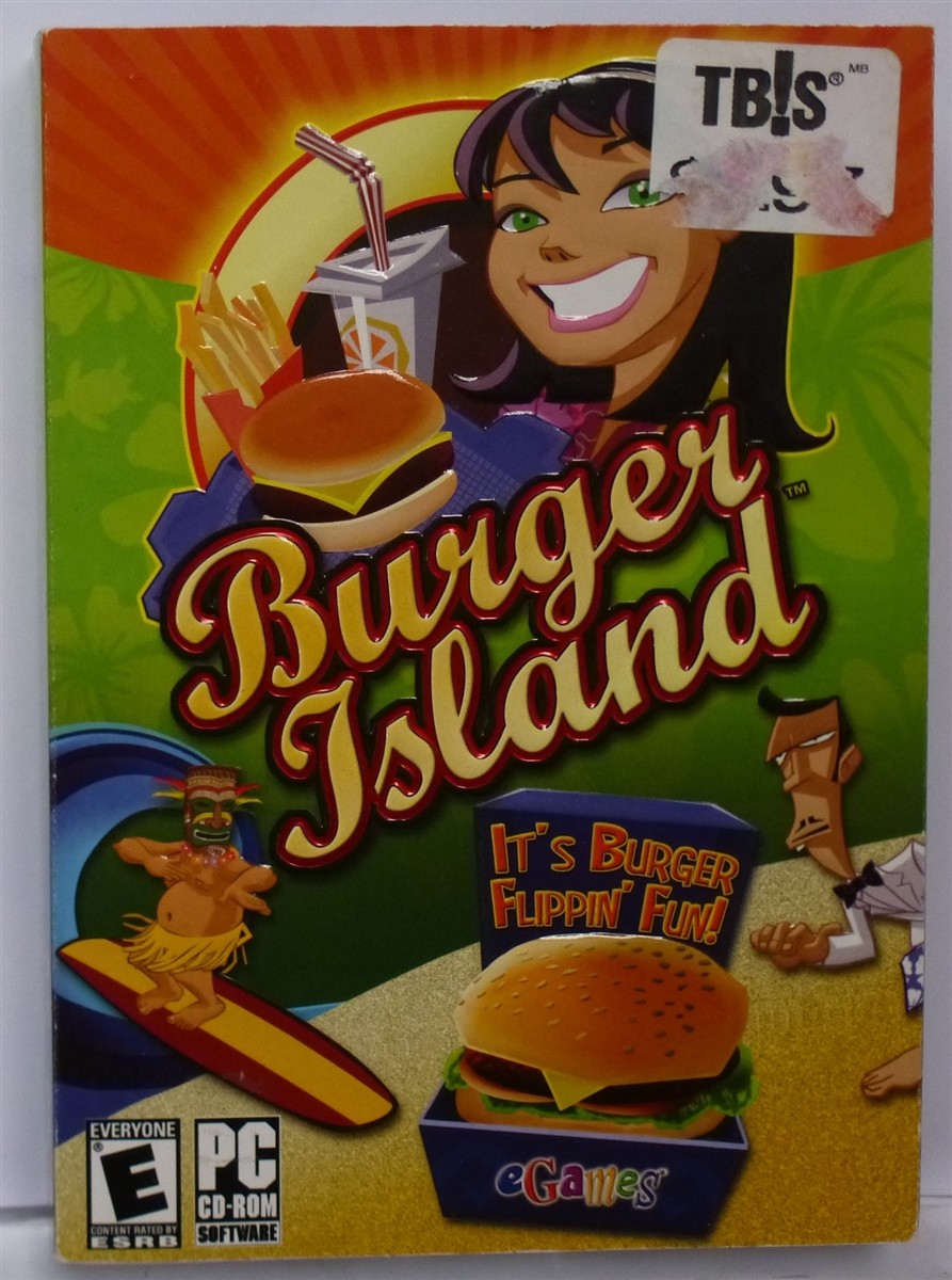 Video Game PC Burger Island NEW SEALED Box