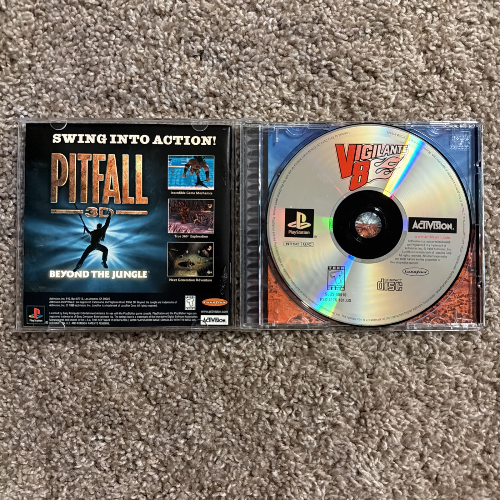 Vigilante 8 (Sony PlayStation 1, 1998) CIB