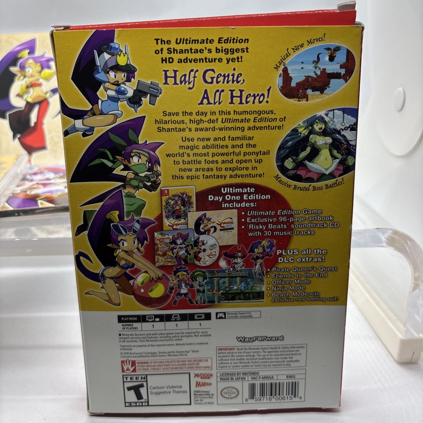 Shantae: Half-Genie Hero – Ultimate Edition Day One Edition Switch Complete