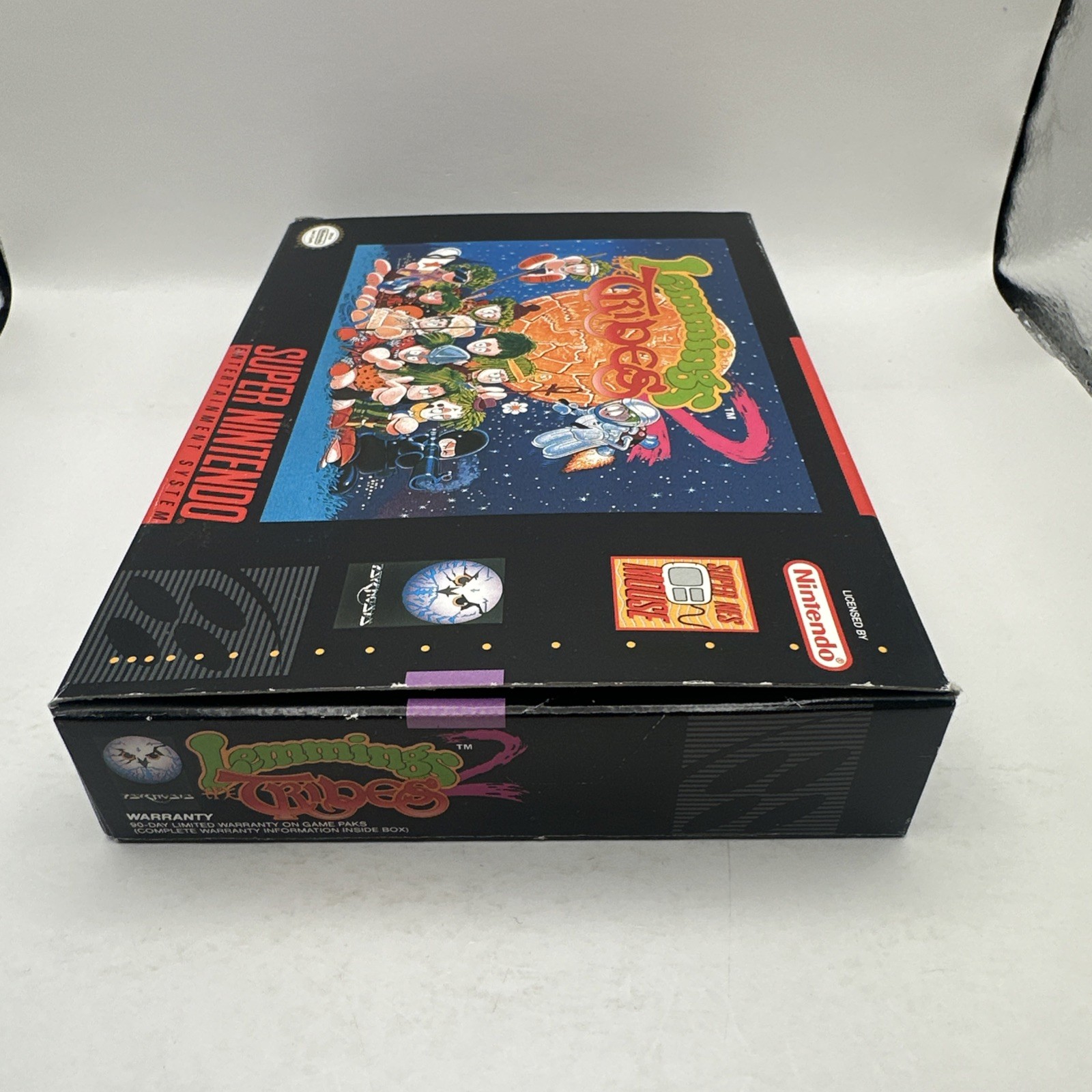 Lemmings 1 & 2 Super Nintendo SNES Games LOT Bundle CIB Complete w Box Manual