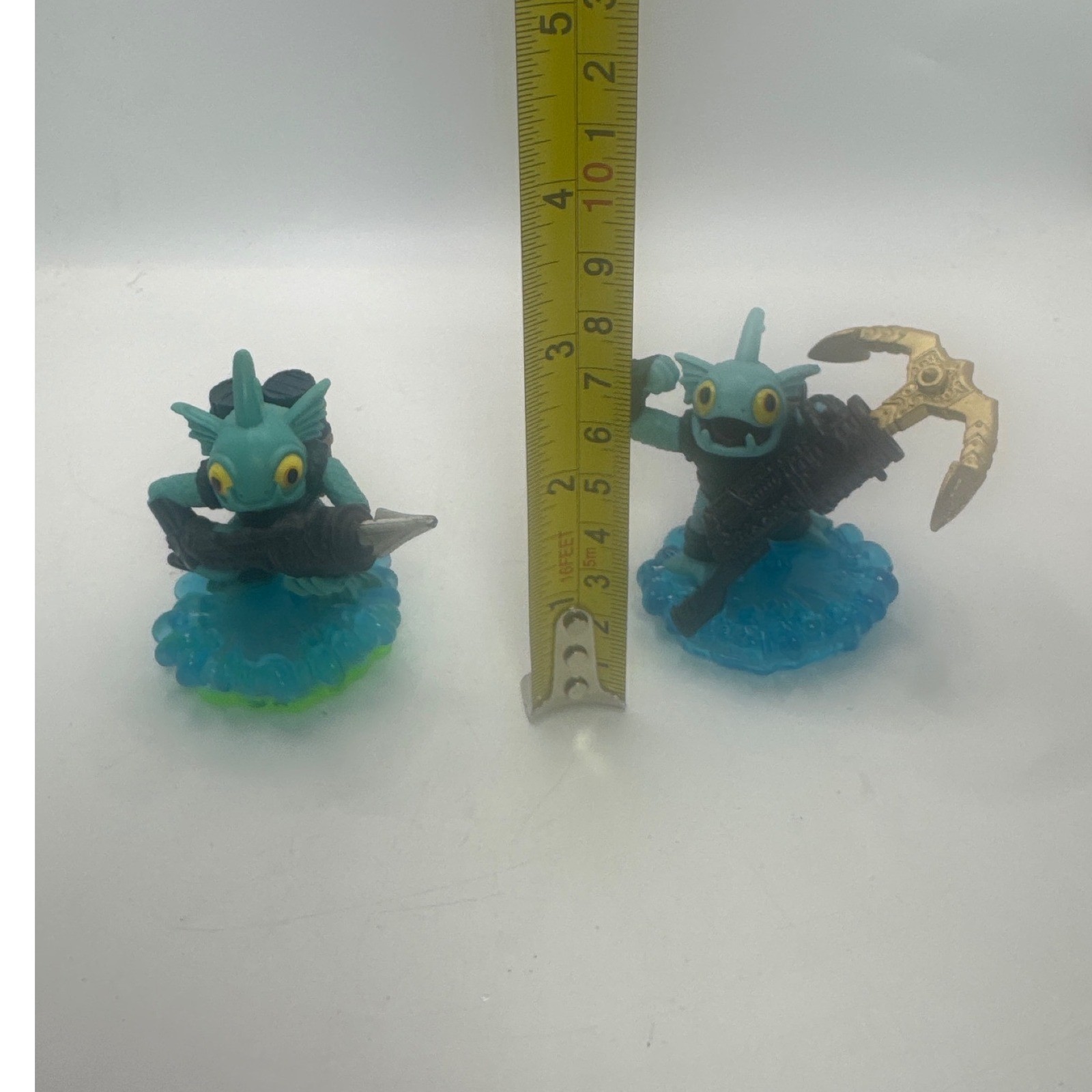 Activision Skylanders Gill Grunt Deep Dive Figures Set 3in Teal Excellent Water