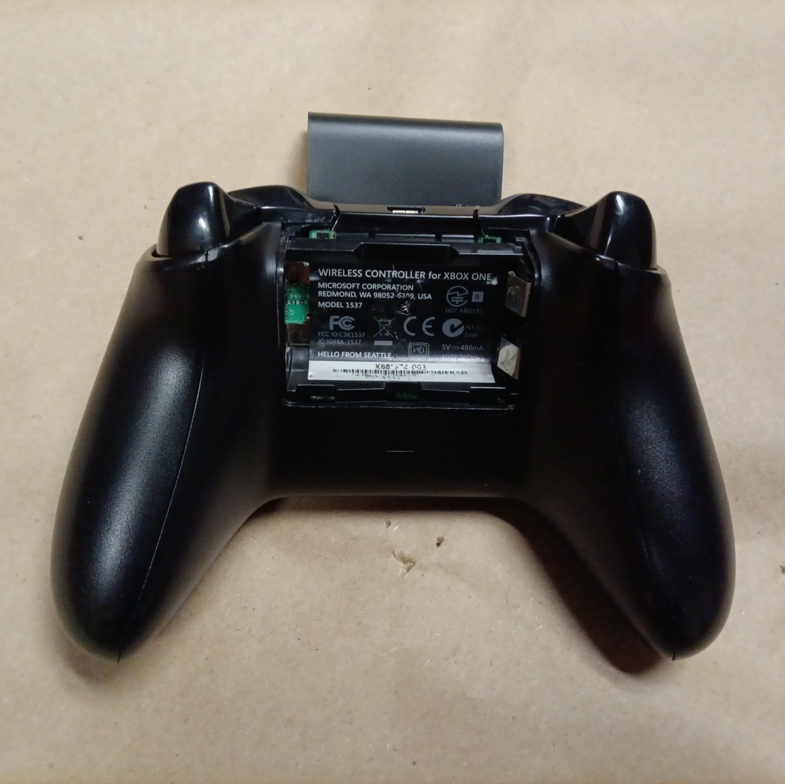 Xbox One Wireless Controller 1537 (Black With Pink) Cleaned Tested And…