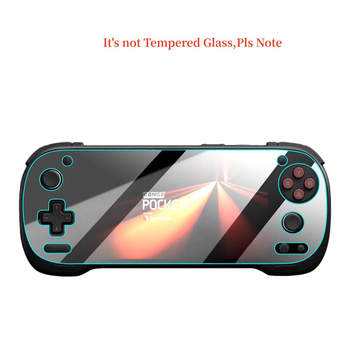 HD Ultra-Clear Soft Screen Protector Film for KONKR Pocket Fit Game Console