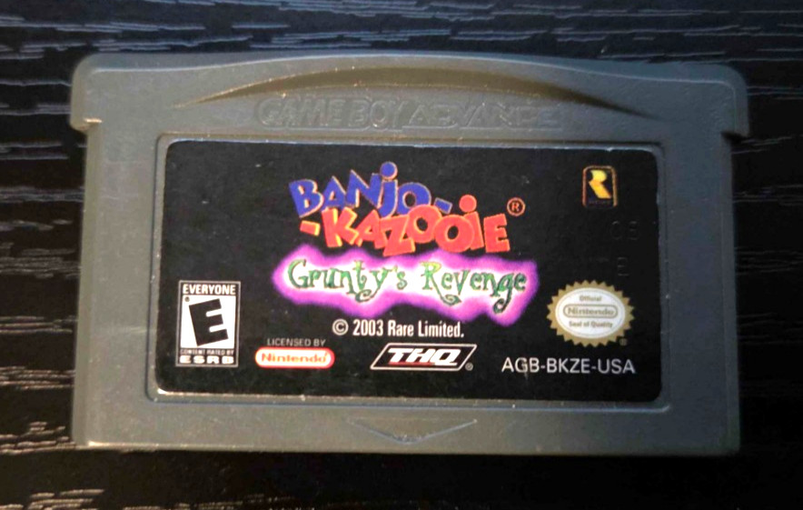 Banjo Kazooie: Grunty’s Revenge for Game Boy Advance – Tested (CART ONLY)
