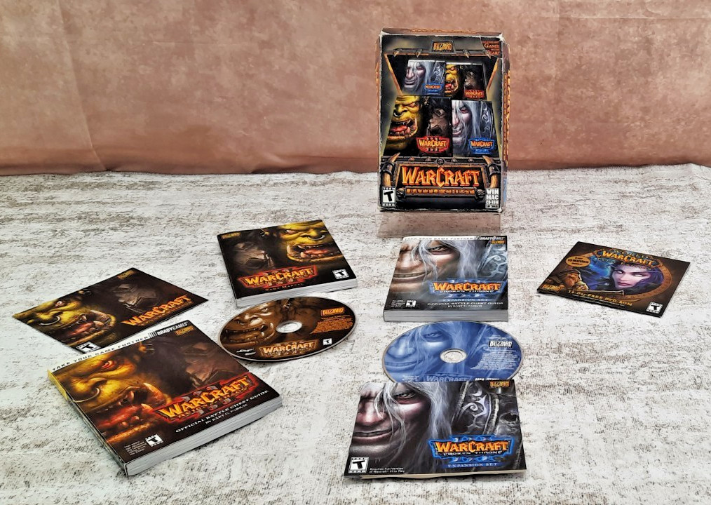 Warcraft III Battle Chest PC/Mac Reign of Chaos Frozen Throne Blizzard