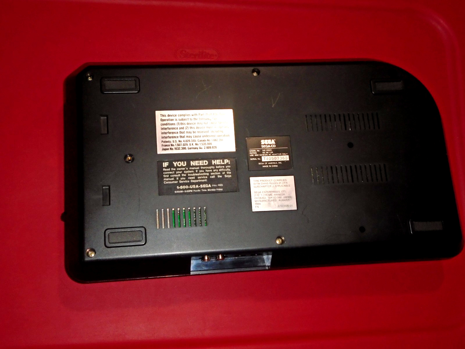 Sega CD Model 2 (MK-4102A) Genesis Model 1 (1601) 2AC 2Controllers 10Games AV RF