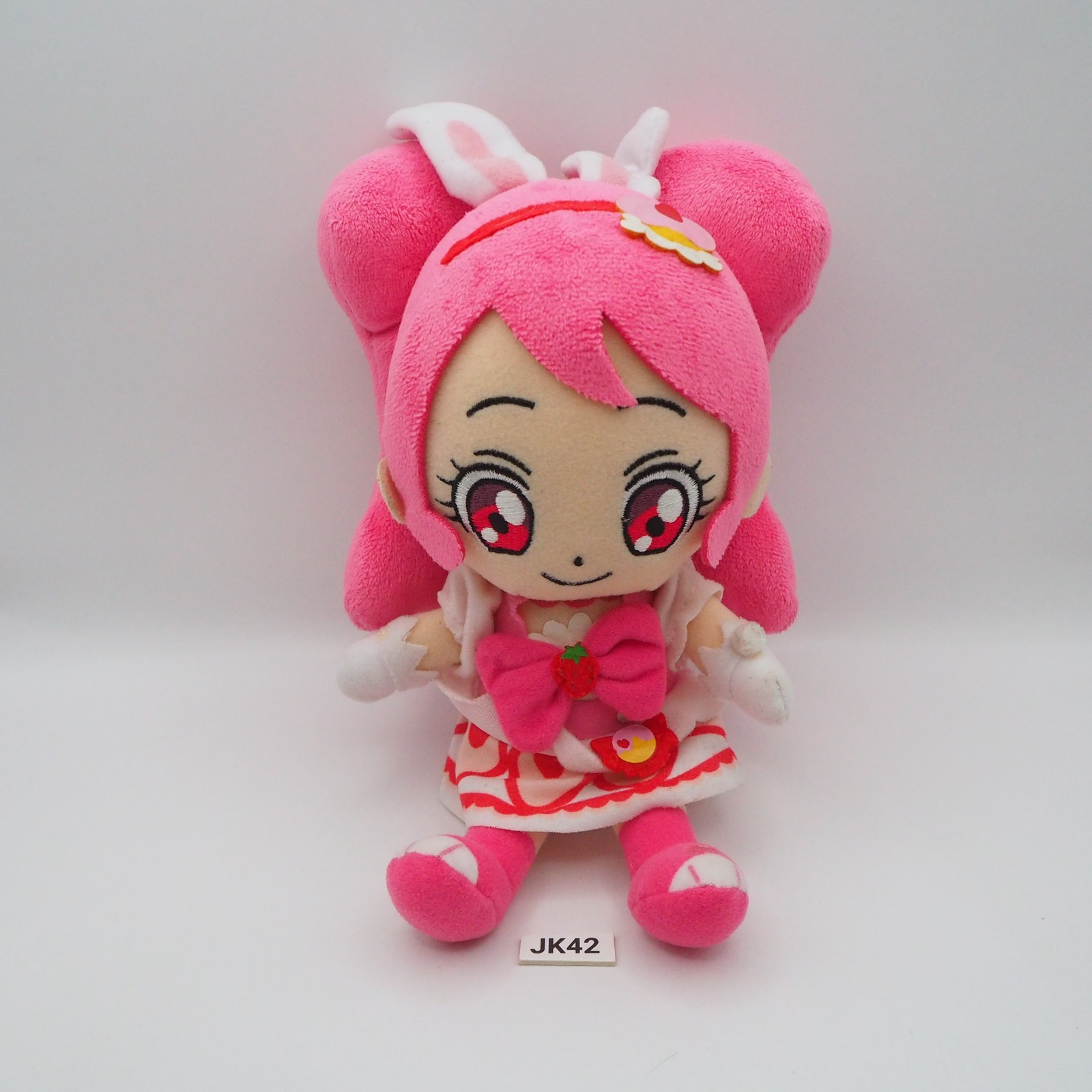 JK42 JUNK KiraKira Precure Pretty Cure WHIP Plush 8″ Bandai 2017 Toy Doll Japan