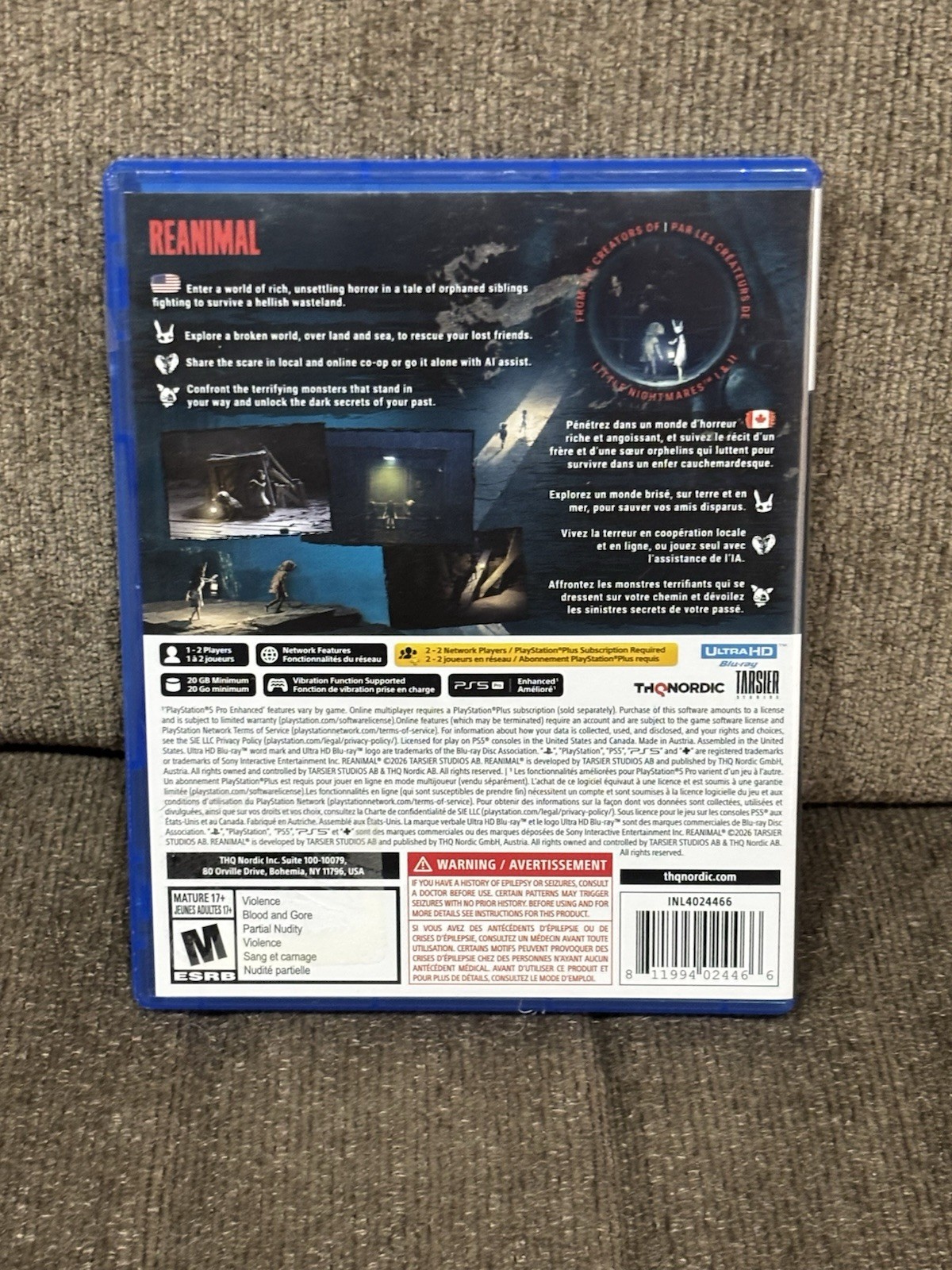 Reanimal PS5 – THQ Nordic Horror Game
