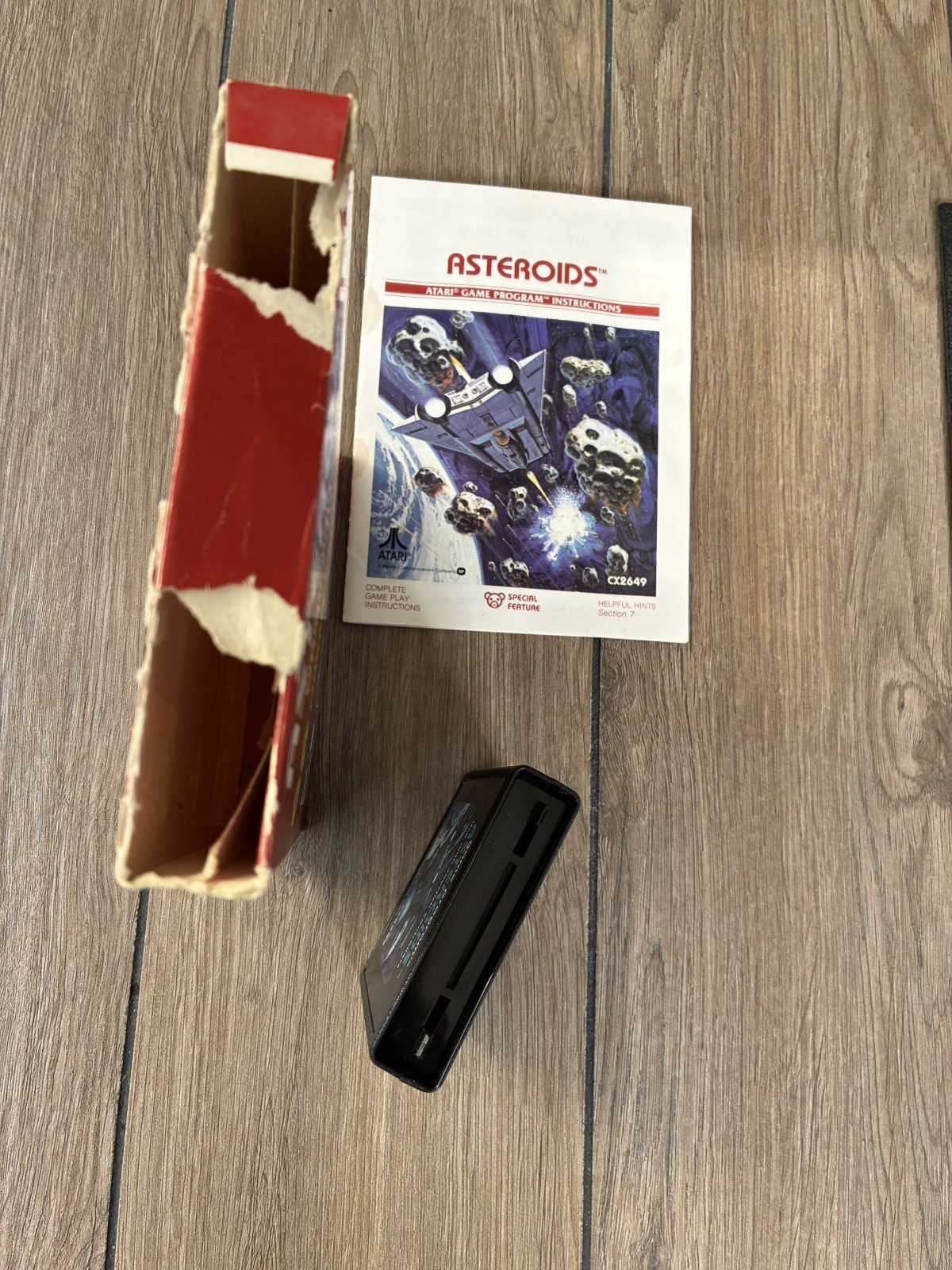 Asteroids (Atari 2600 Vintage 1981) CIB Tested & Working +FAST SHIPPING!