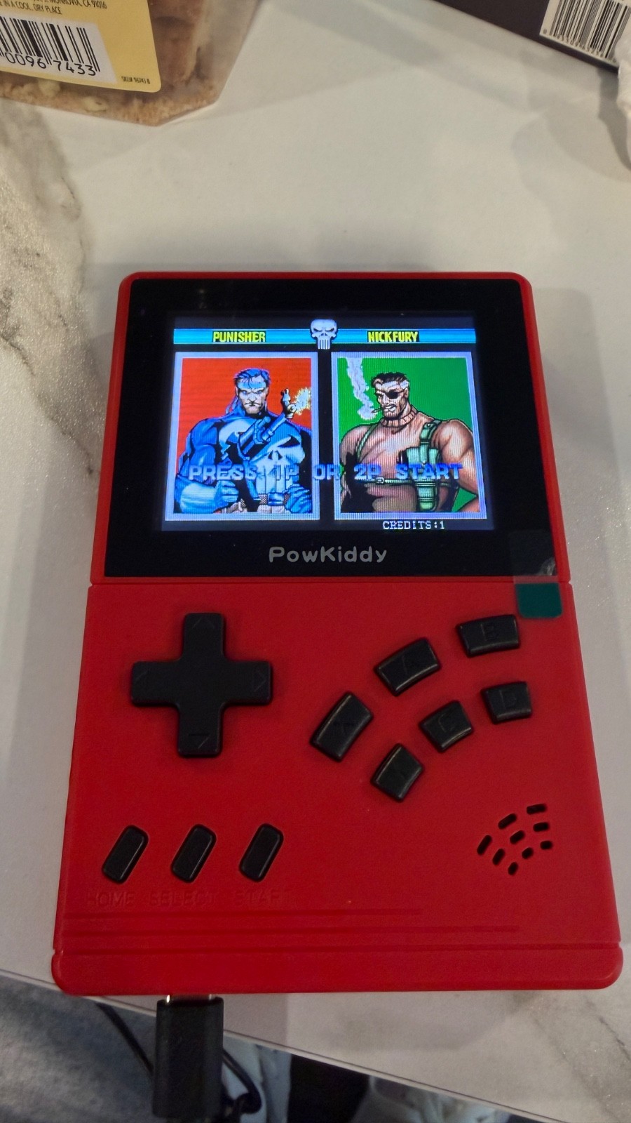 Powkiddy V2 retro arcade handheld w 32 gb card and over 3600 games