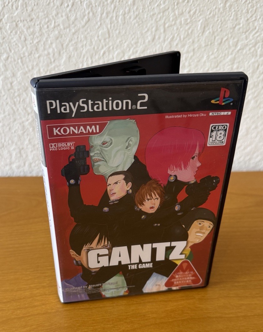 GANTZ: The Game PS2 NTSC-J Japan Konami 2004 CERO 18 Manual Included