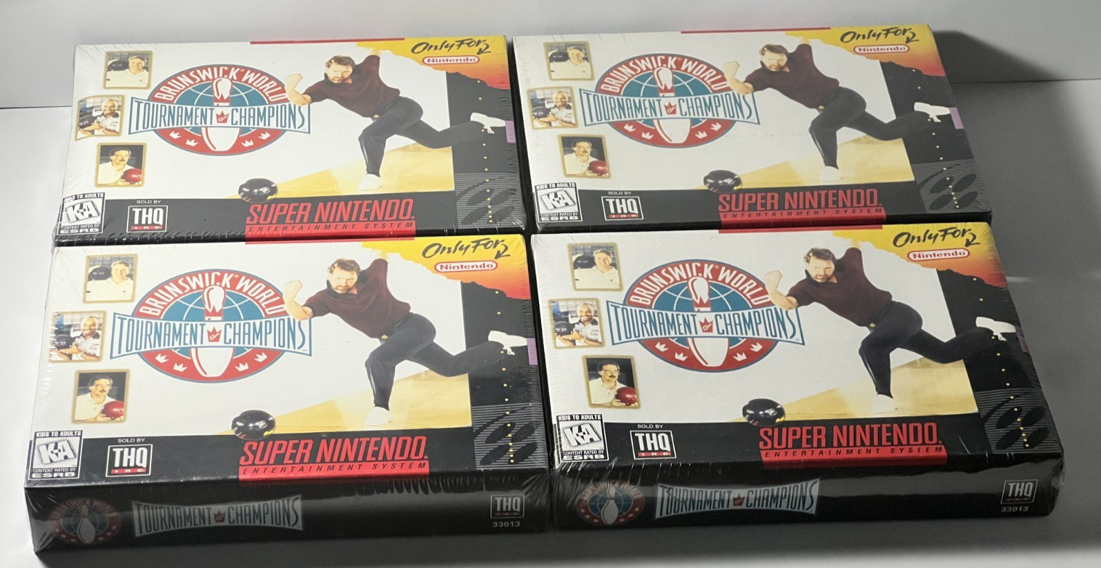 Lot of 10 New Brunswick World Tournament of Champions Snes Factory Sealed