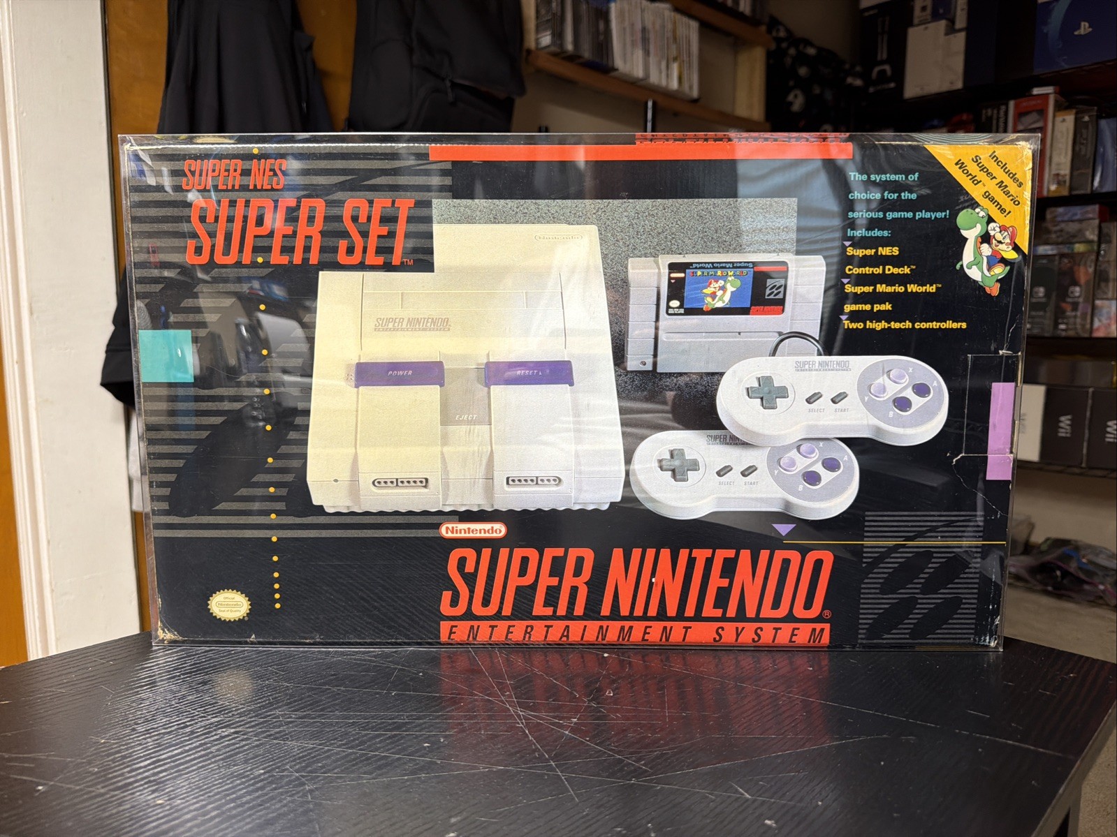 Super Nintendo Super Set Console Box Controllers Game. •READ DESCRIPTION!• SNES