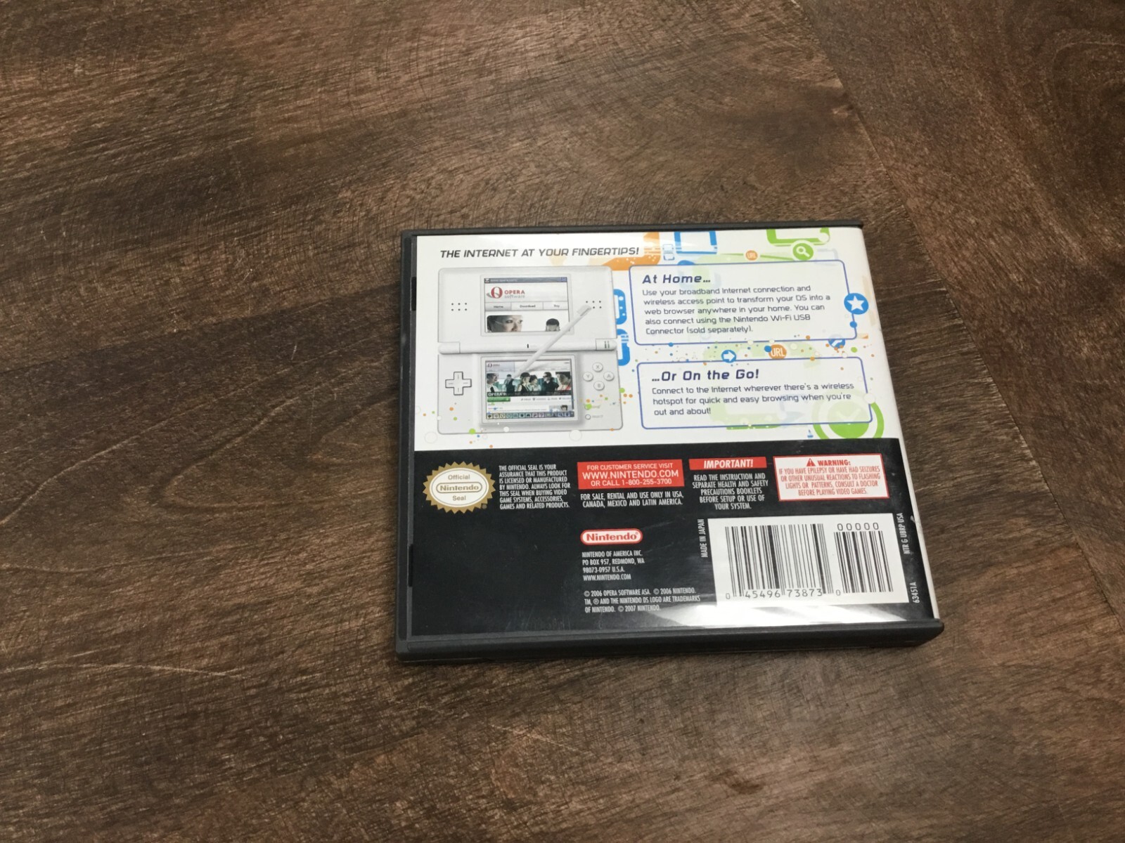 Nintendo DS Browser – Comes with Cart, Manual & Case – No Memory
