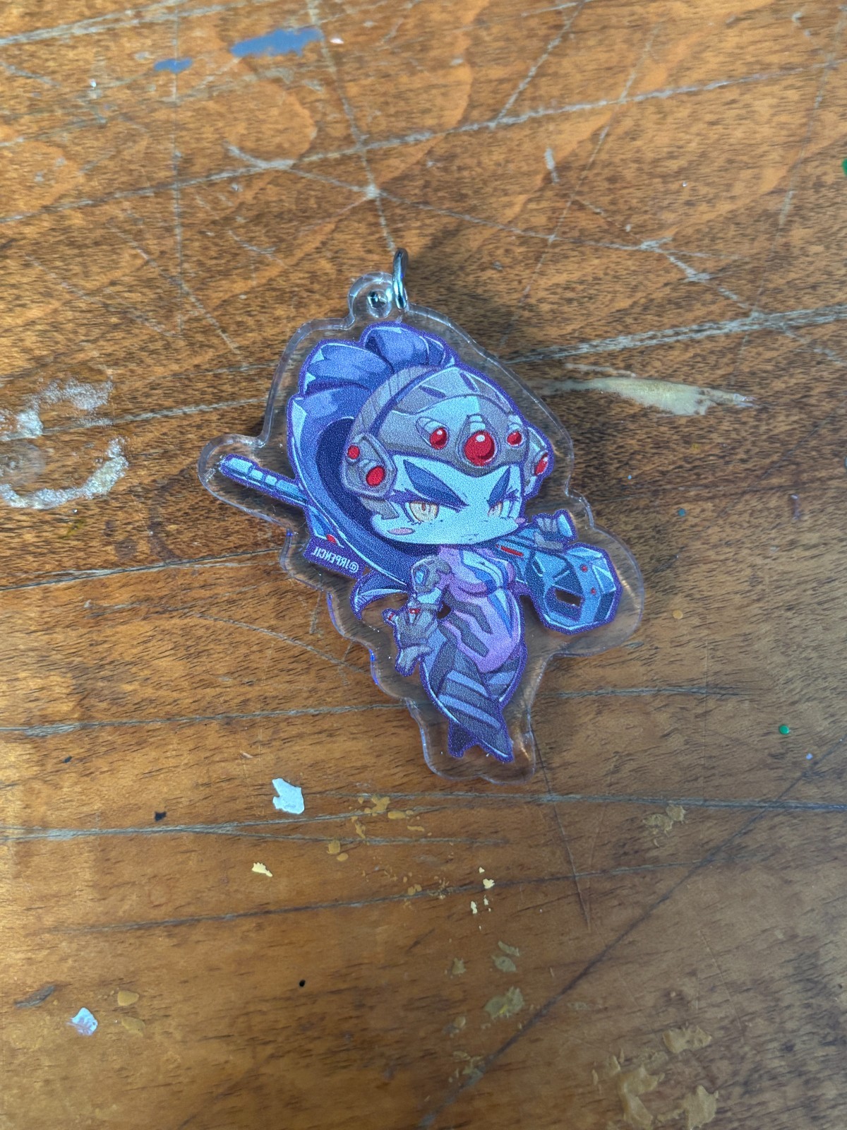 Overwatch Widowmaker Pin Patch and Enamel Pin Set
