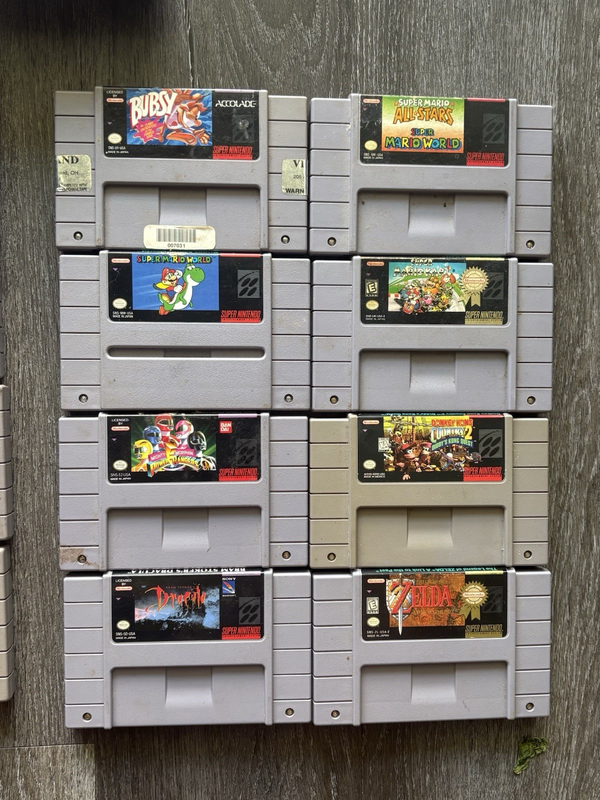 Super Nintendo Console + 20+ Original Games Bundle Zelda, Mario All-Stars READ
