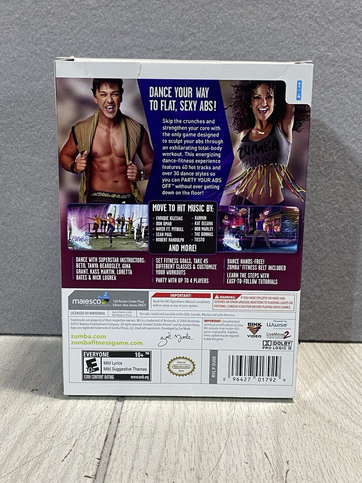 Zumba Fitness Core (Nintendo Wii) Big Box Belt Included BRAND NEW SEALED