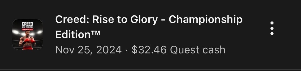 STACKED OCULUS ACCOUNT ( Games, In-app purchases)