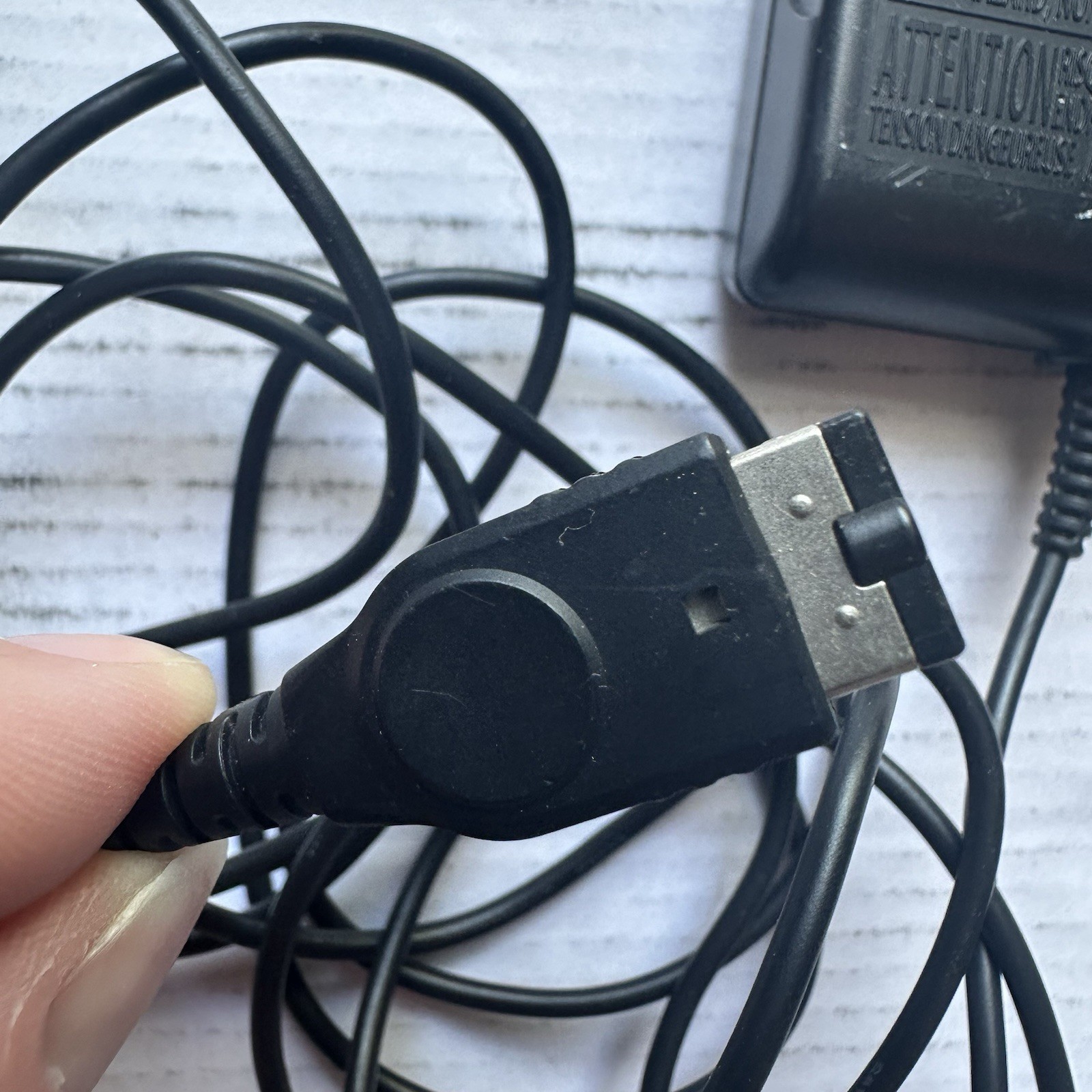 Nintendo Gameboy Advance SP Wall Charger OEM Plug for GBA or Original DS NTR-002