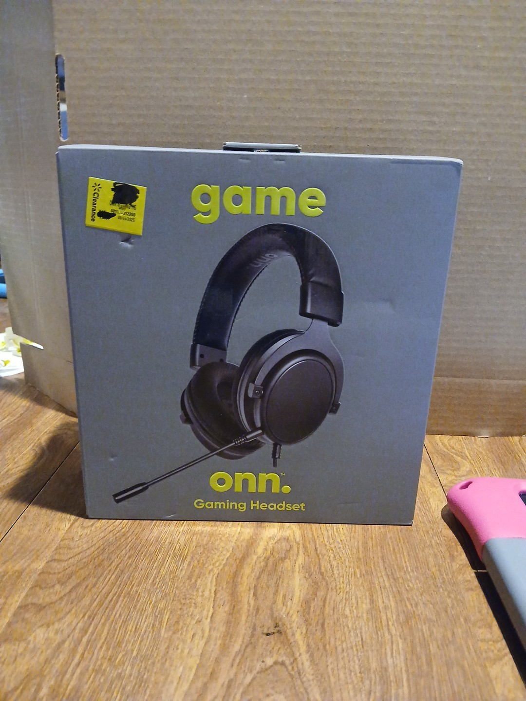 Onn Gaming Headset Adjustable Headband and Boom Microphone (New)