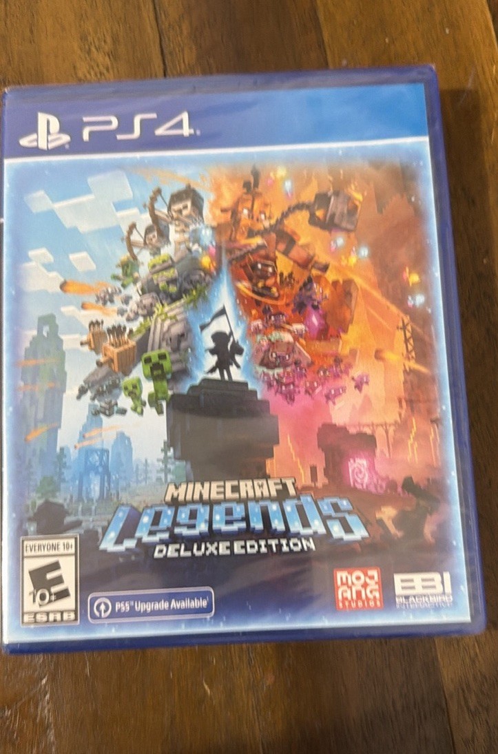 Minecraft Legends Deluxe Edition PS4 – PS5 Upgrade Available, E10+, 2023