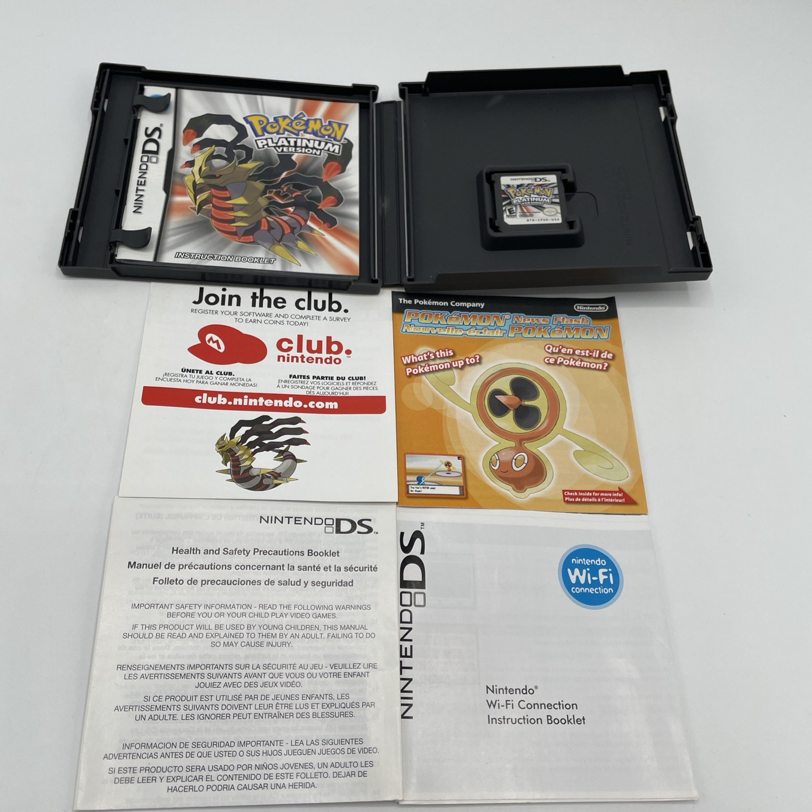 Pokemon Platinum Version Nintendo DS 100% Complete CIB W/ Inserts Authentic