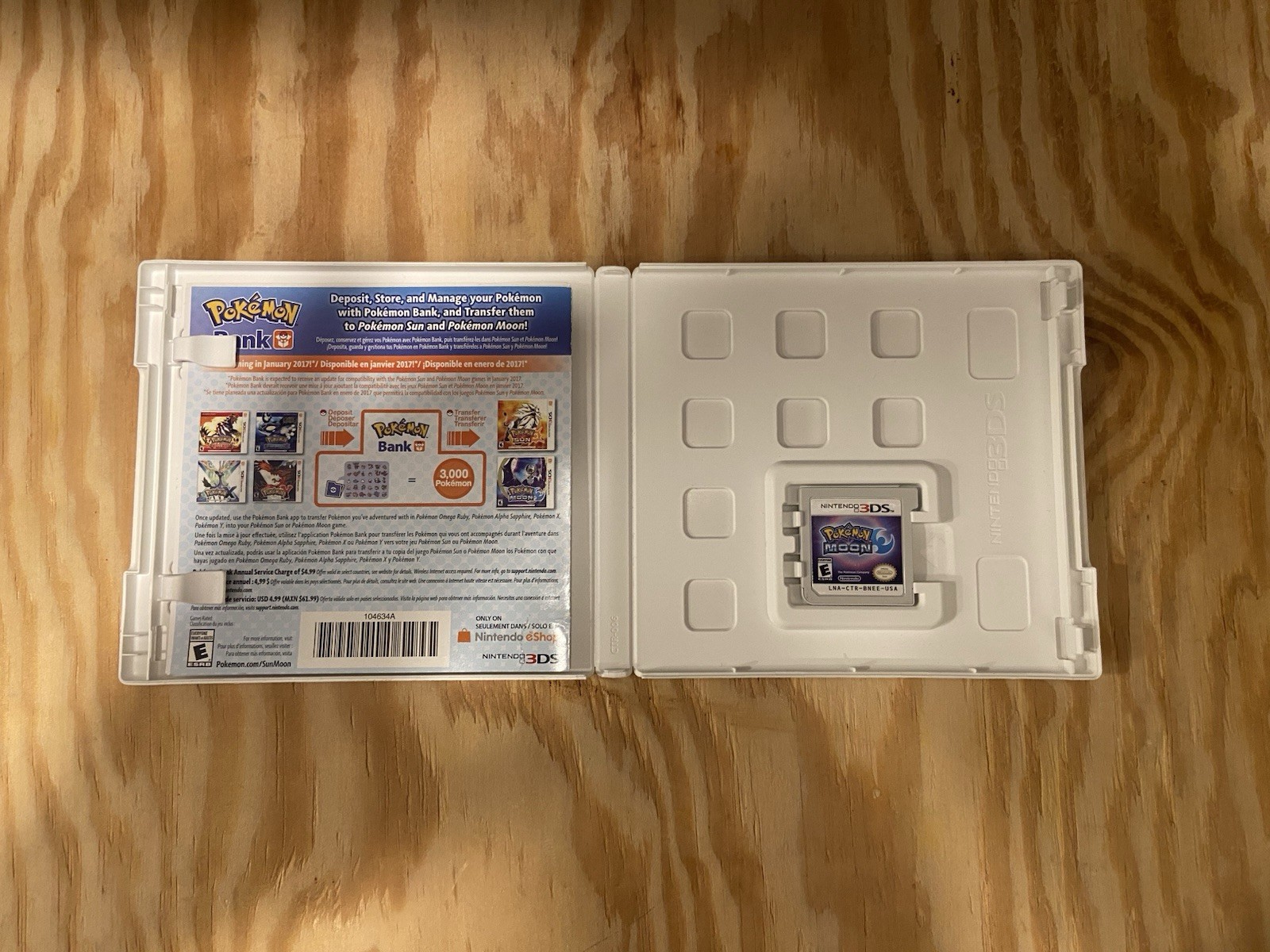 Pokemon Moon-Nintendo 3DS-CIB-TESTED & WORKING