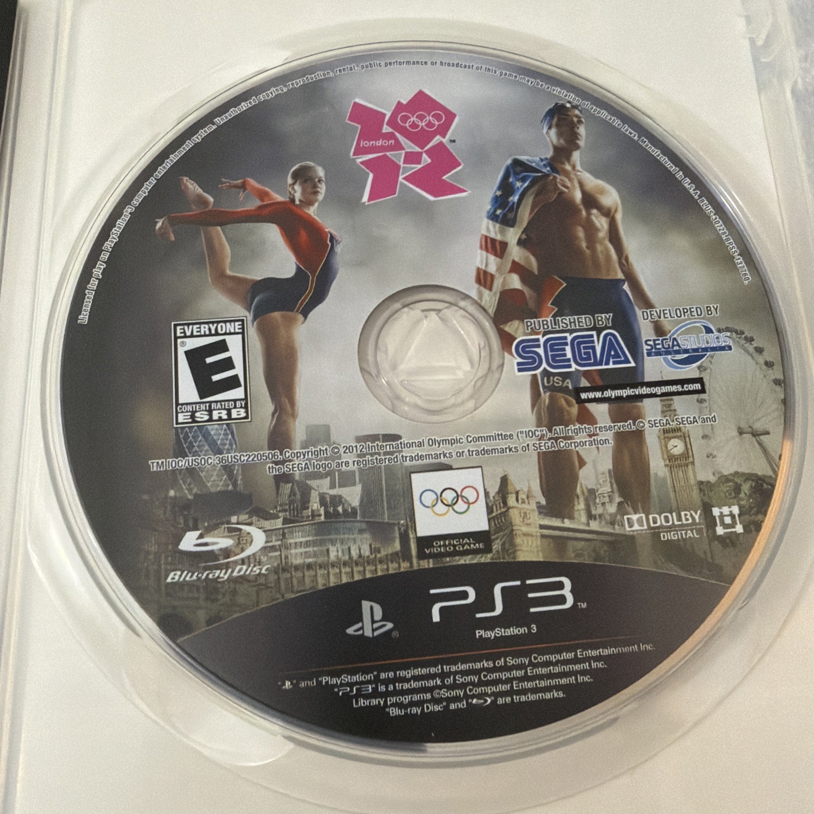 London 2012 Summer Olympics (Sony PlayStation 3, 2012) PS3 w/ Manual Very Good