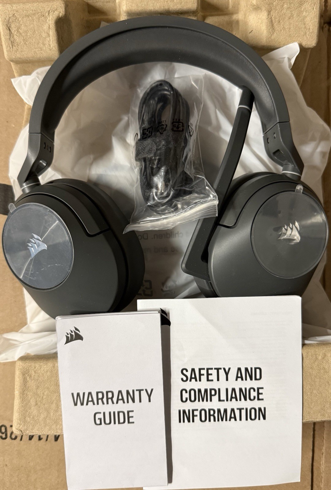 Corsair HS55 Wireless Core Gaming Headset – PC, PS5, Mac, Bluetooth | Gray