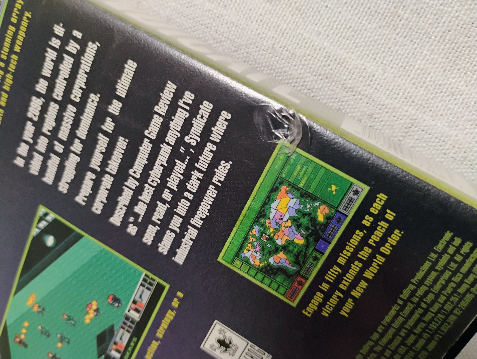 Syndicate (Sega Genesis) (CIB) Tested & Working