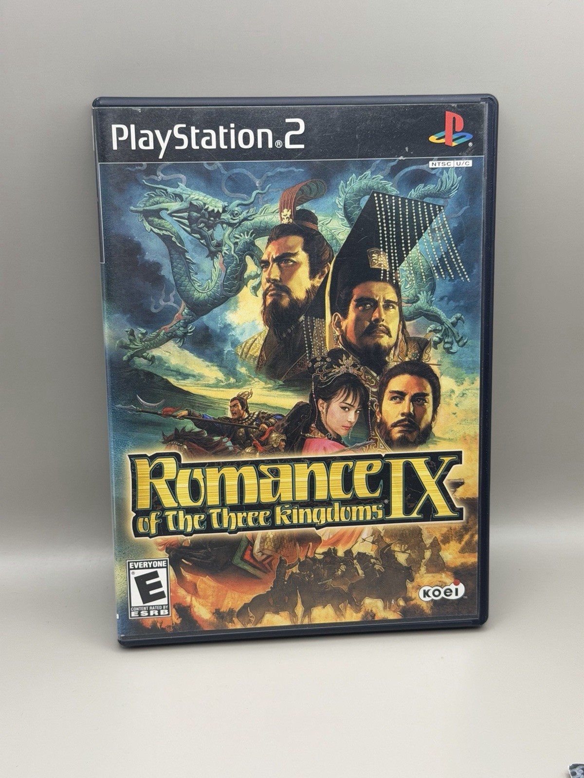 Romance of the Three Kingdoms IX (Sony PlayStation 2, 2004) CIB W/Registration