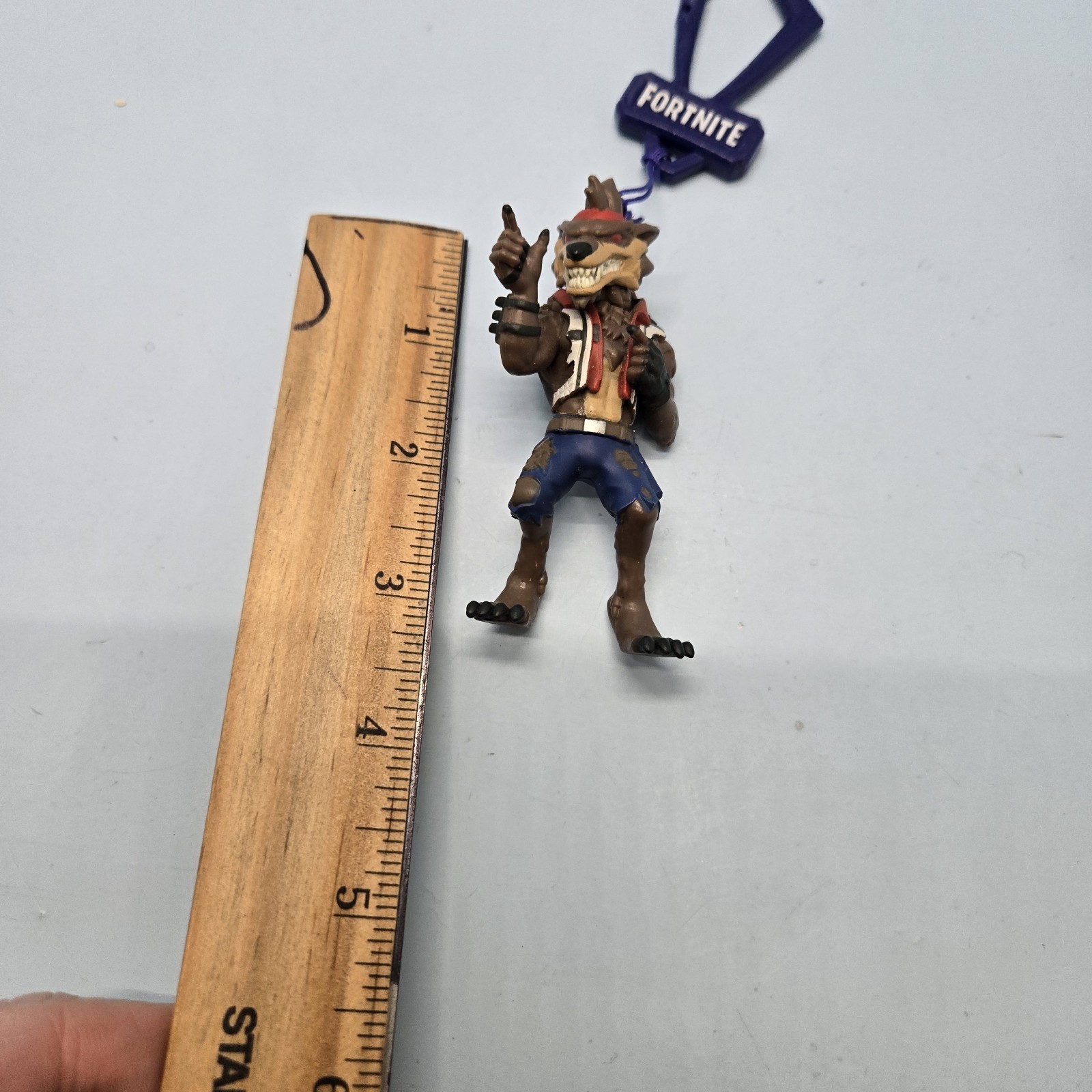 FORTNITE BACKPACK CLIPS • Lot Of 3 Vinyl Figures RAGNAROK, RAVEN, DIRE Keychains