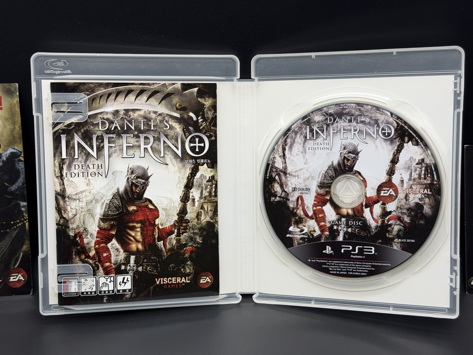 RARE Dante’s Inferno Death Edition PS3 Korean Version Complete Korea Super Rare