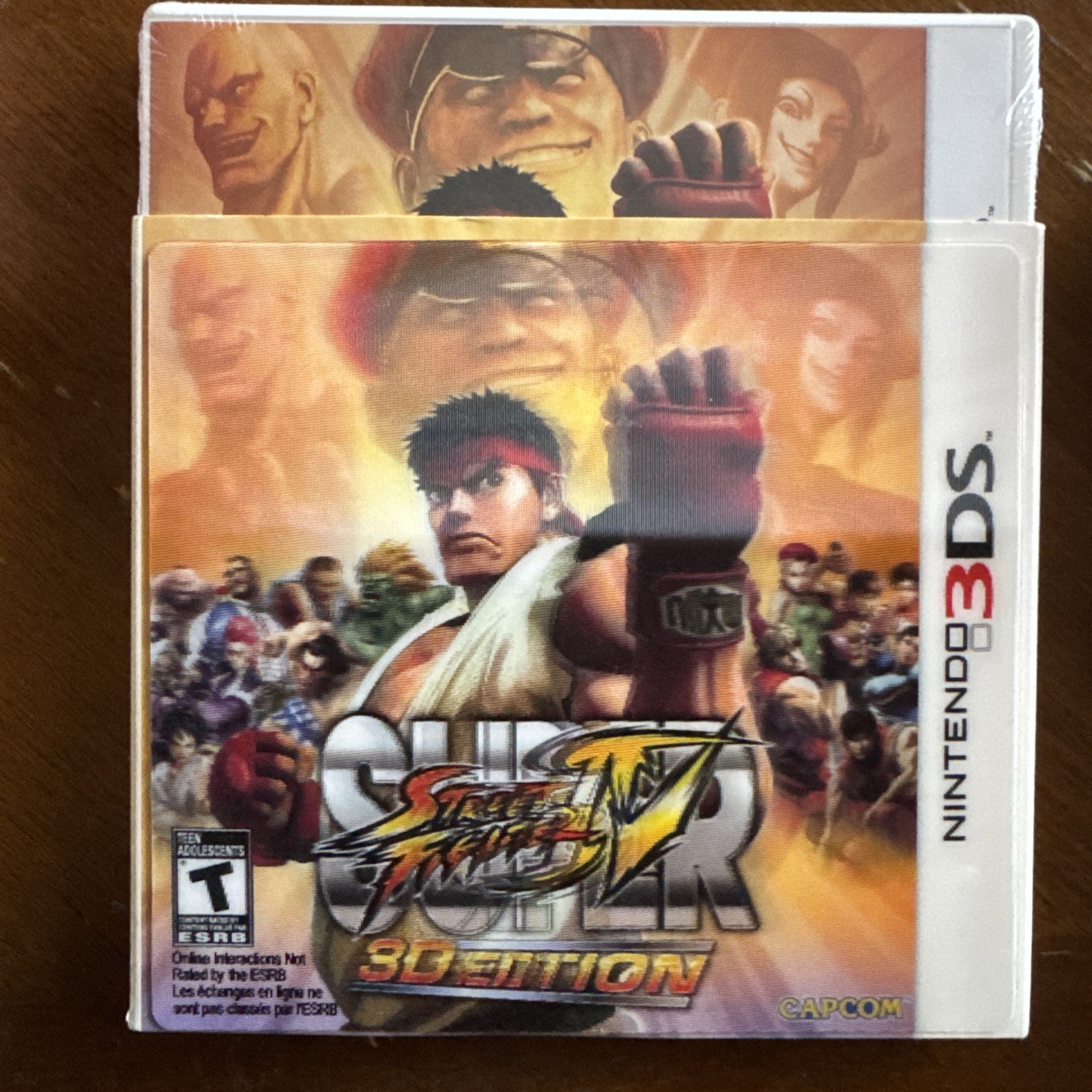 Super Street Fighter IV –3D Edition (Nintendo 3DS, 2011) Complete NEW Slipcase