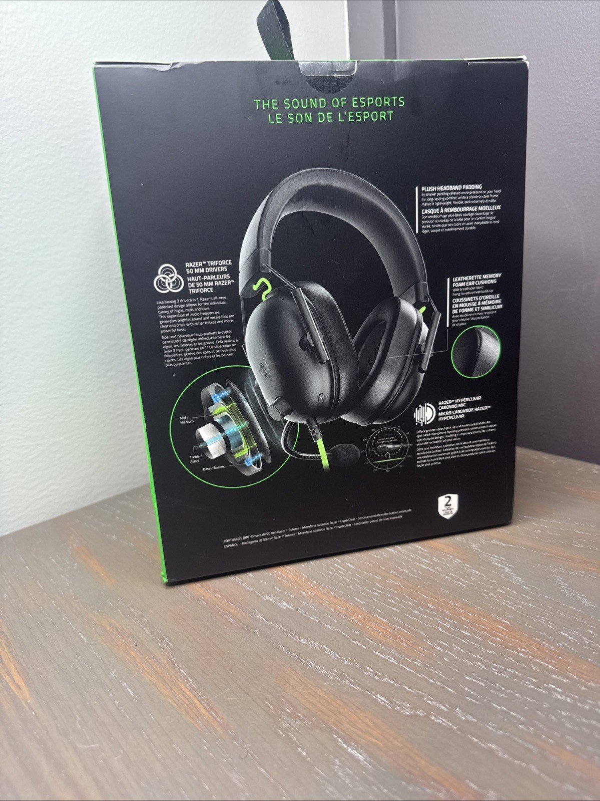 Razer Blackshark V2 X Black Over the Ear WIRED Gaming Headset