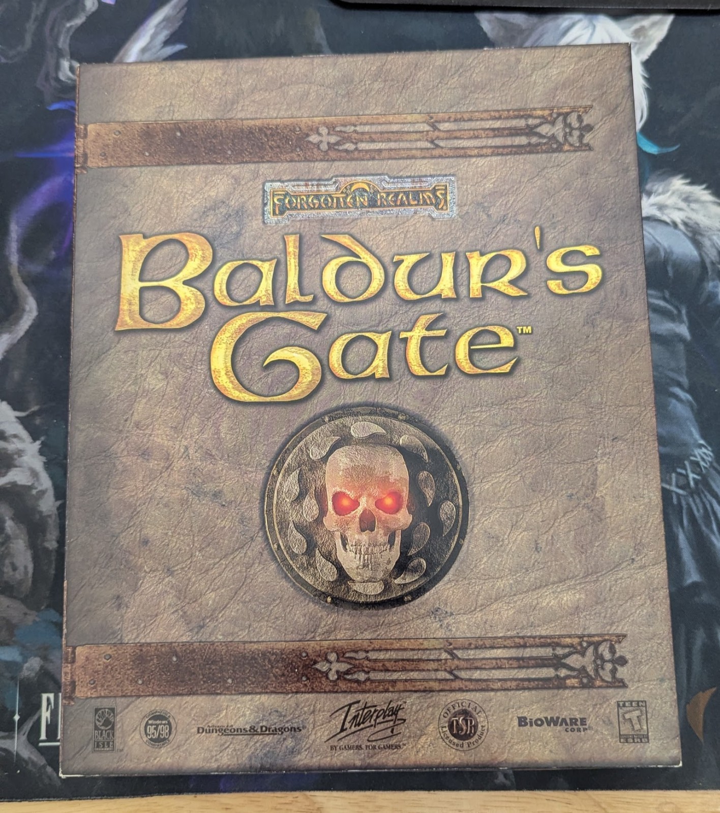 Baldur’s Gate PC Big Box 1998 Complete w/ Map & Manual (DVD from 1998) Very Rare