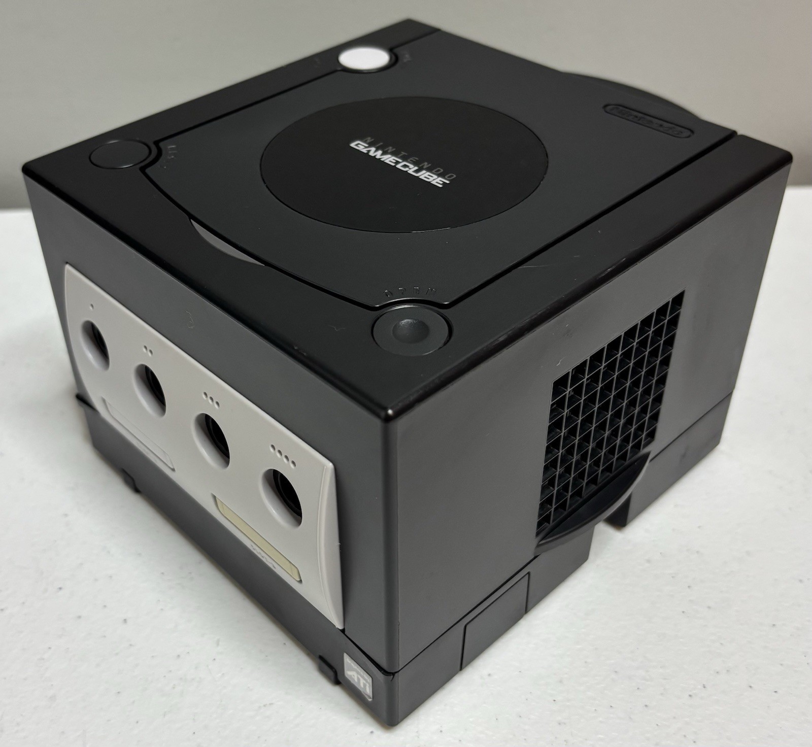 Nintendo GameCube Black Console DOL-001 USA Digital AV Out – Works After Warm Up