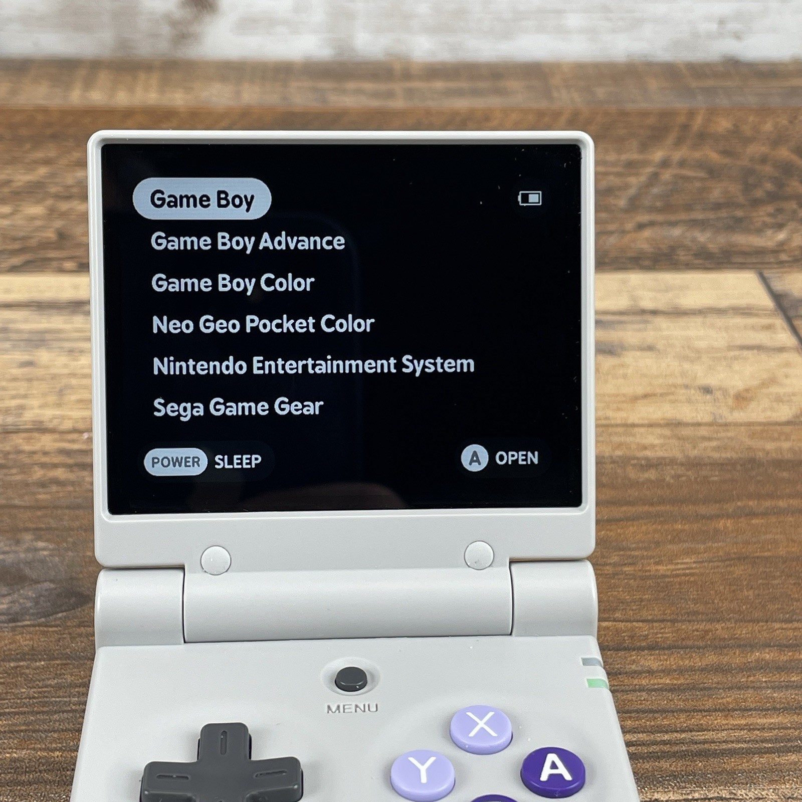 Miyoo Mini Flip Grey SNES Retro Gaming Handheld Console 64G SD Card, MinUI OS