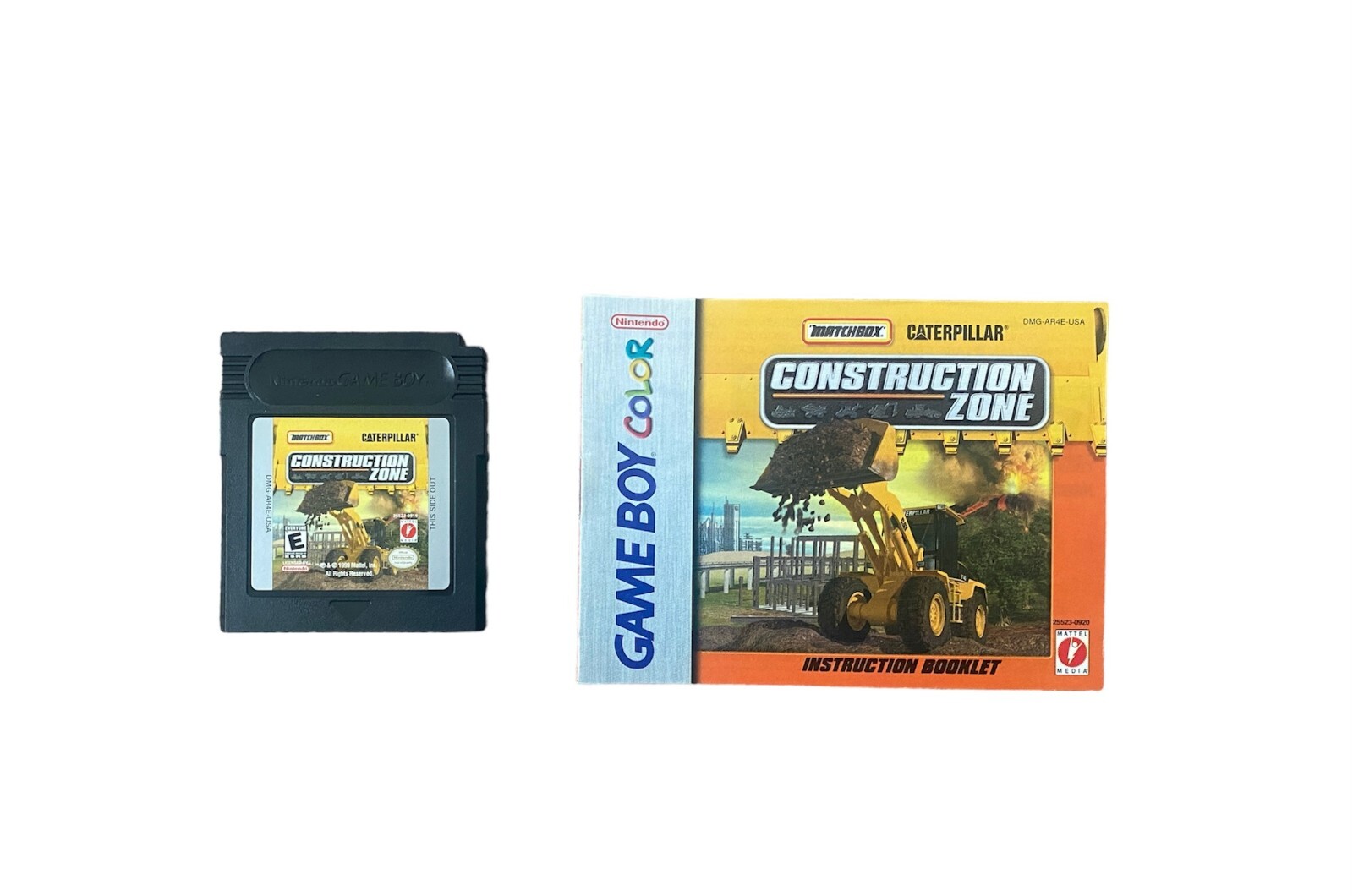 Matchbox Caterpillar Construction Zone (Nintendo Game Boy Color, 1999) TESTED