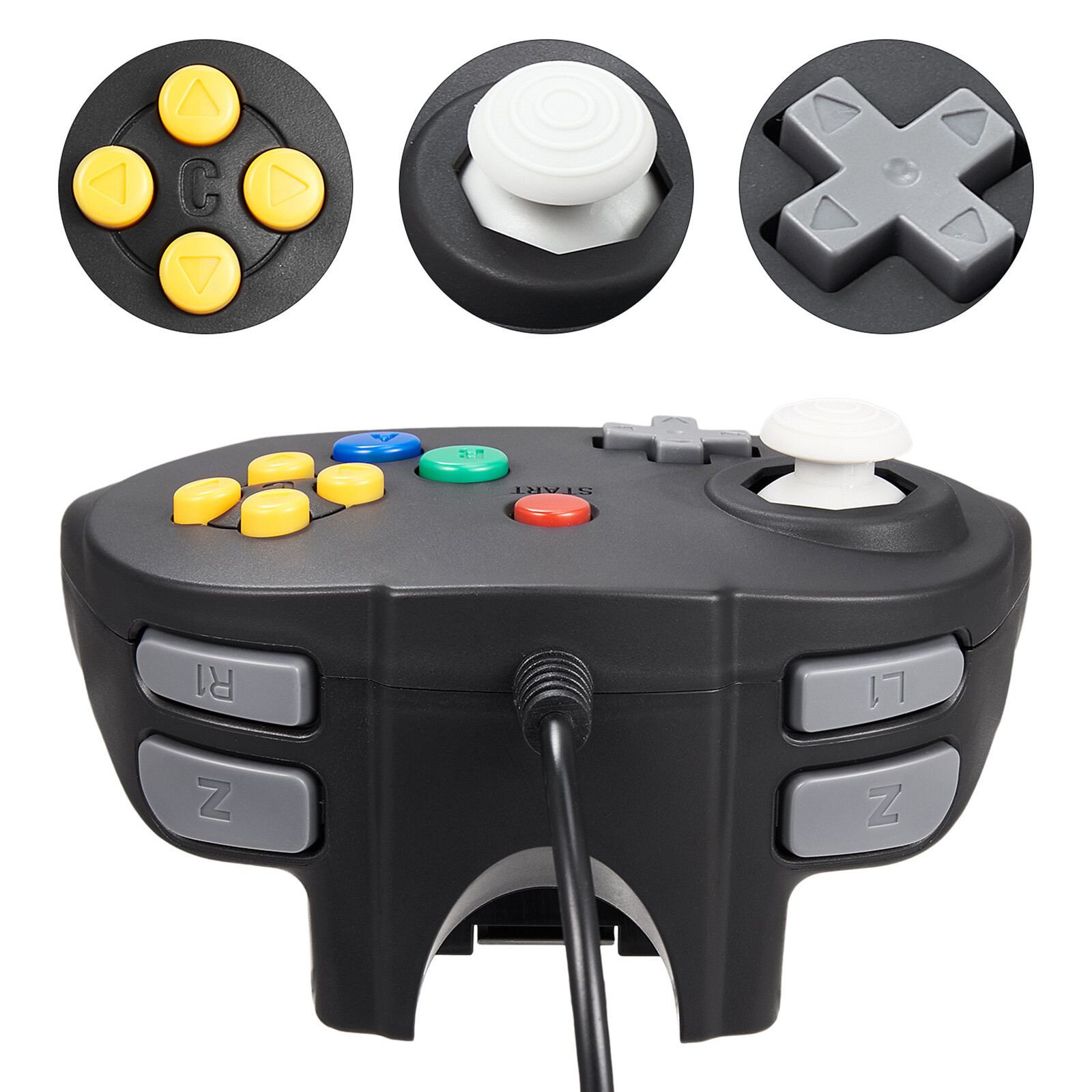 USB SNES /NES/ N64 /USB Xbox 360 /Controller for Windows PC MAC Wired/Wireless