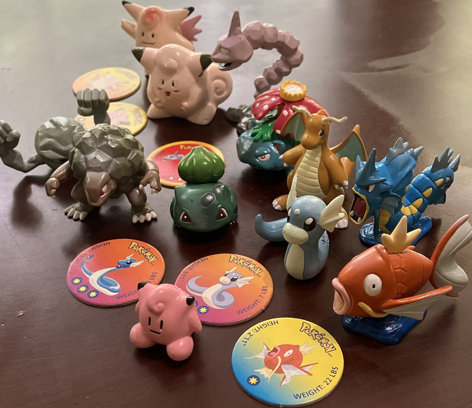 TOMY Pokemon Figures Lot Magikarp Pokédoll Dragonite Onix +more GREAT Condition