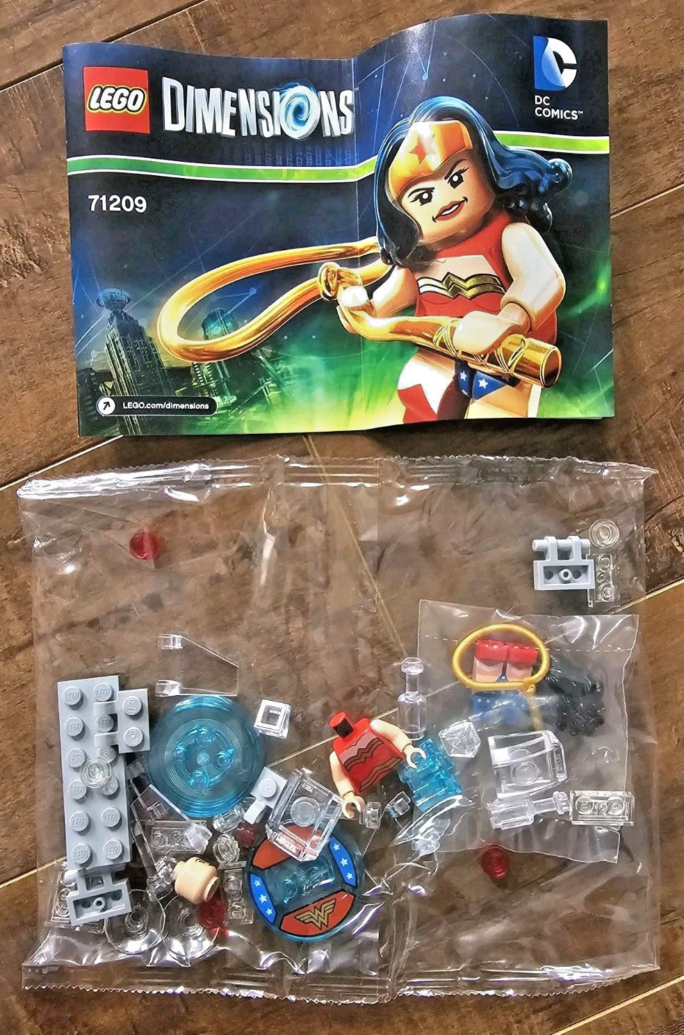 LEGO Dimensions DC Comics FUN PACK 71209 Wonder Woman & Invisible Jet OPEN BOX