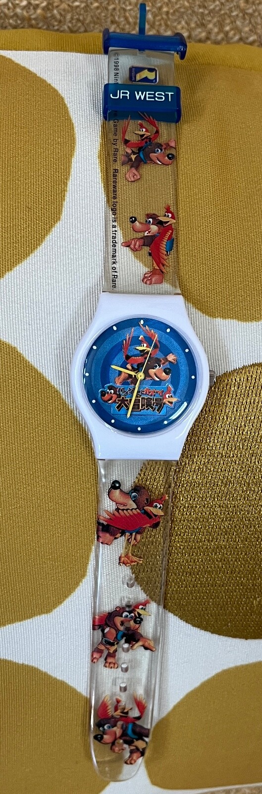 RARE 1998 Banjo-Kazooie Nintendo Rareware Watch JR West Japan