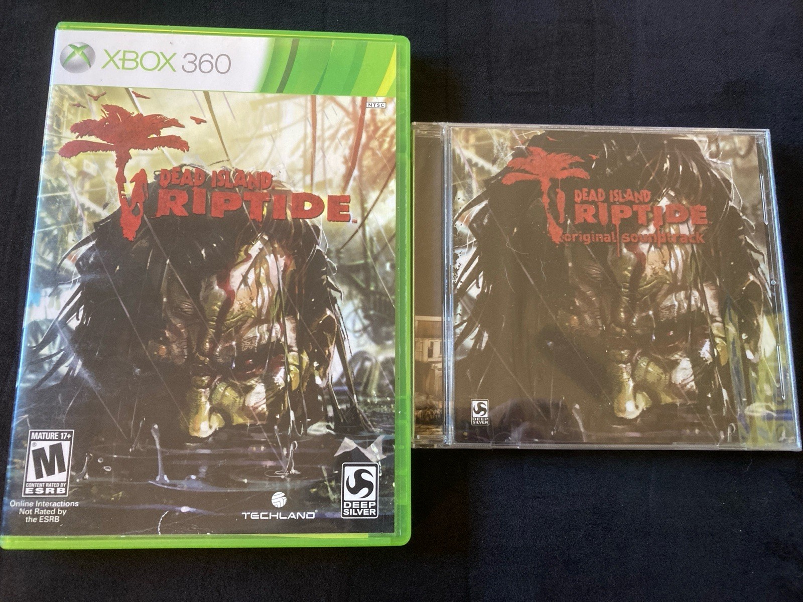 Used Dead Island Riptide (Microsoft Xbox 360, 2013) complete w/new soundtrack CD
