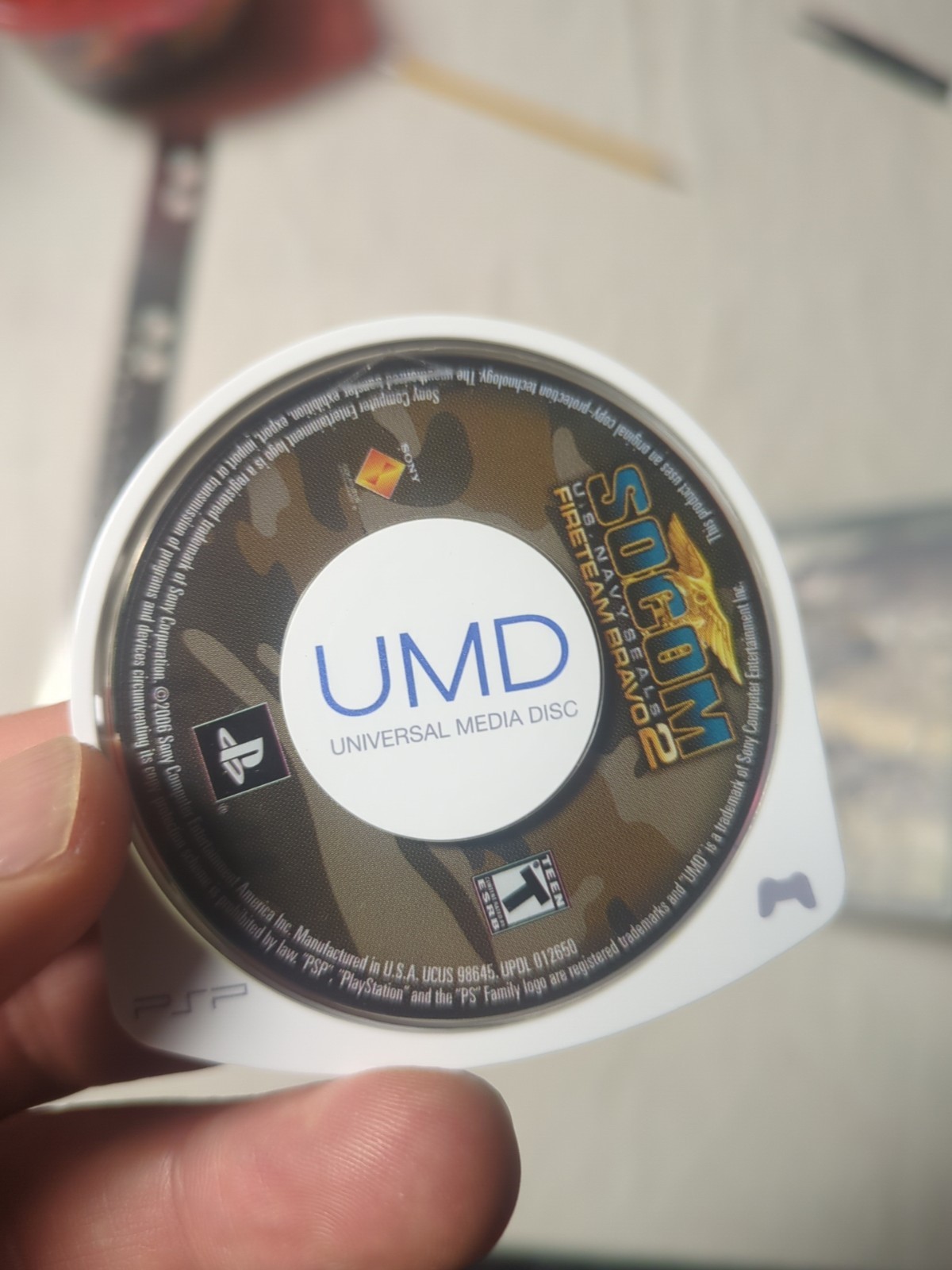 SOCOM: U.S. Navy SEALs — Fireteam Bravo 2 (Sony PSP, 2006). CIB. Tested